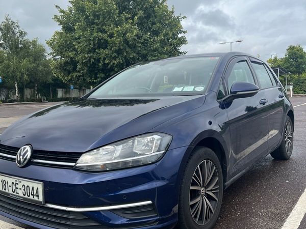 Volkswagen Golf Hatchback, Diesel, 2018, Blue