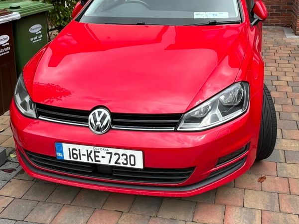 Volkswagen Golf Hatchback, Diesel, 2016, Red