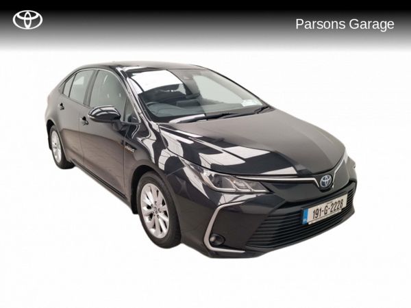 Toyota Corolla Saloon, Petrol Hybrid, 2019, Black