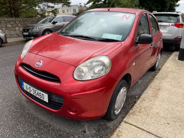Nissan Micra Hatchback, Petrol, 2011, Red