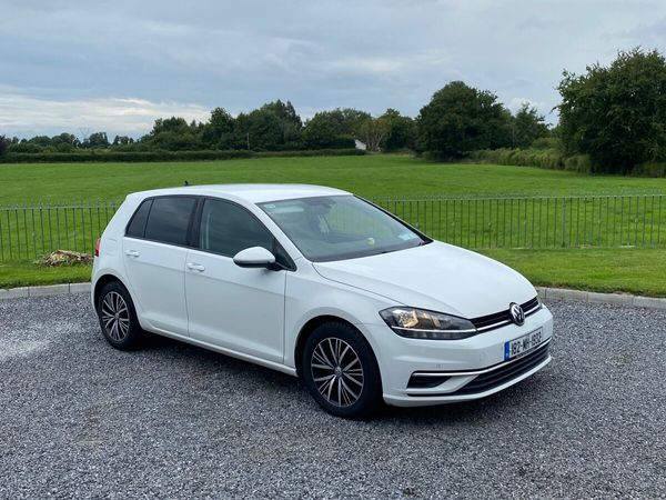 Volkswagen Golf Hatchback, Diesel, 2018, White