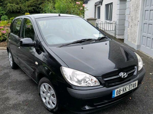 Hyundai Getz Hatchback, Petrol, 2008, Black