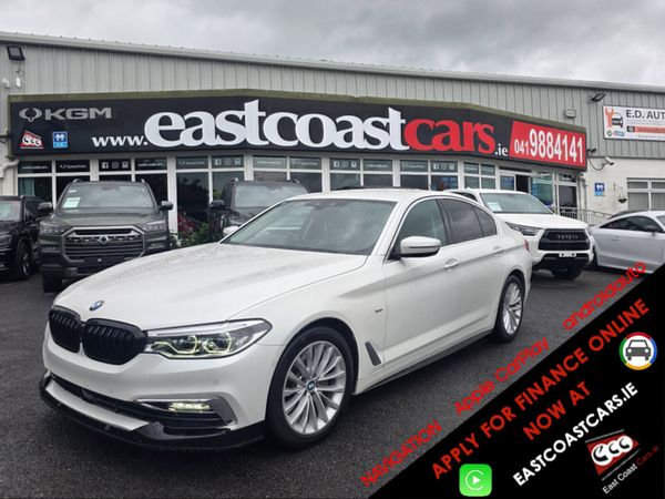 BMW 5-Series Saloon, Diesel, 2018, White
