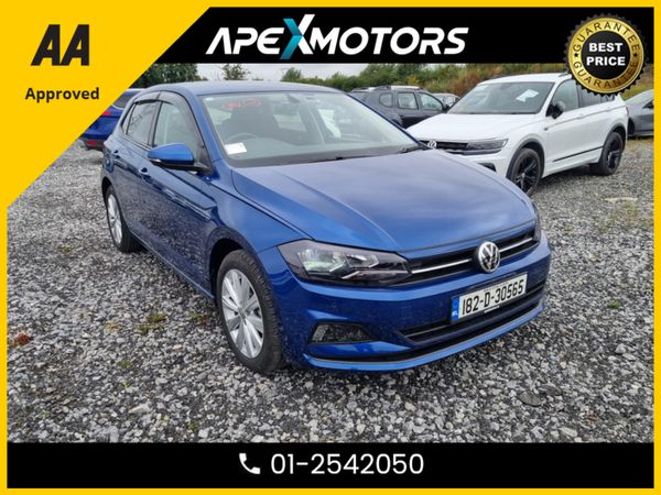 Volkswagen Polo Hatchback, Petrol, 2018, Blue