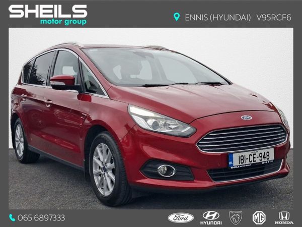 Ford S-Max MPV, Diesel, 2018, Red