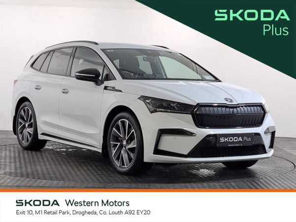 Skoda Enyaq Estate, Electric, 2022, White