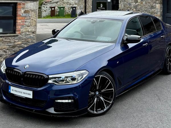BMW 5-Series Saloon, Diesel, 2018, Blue