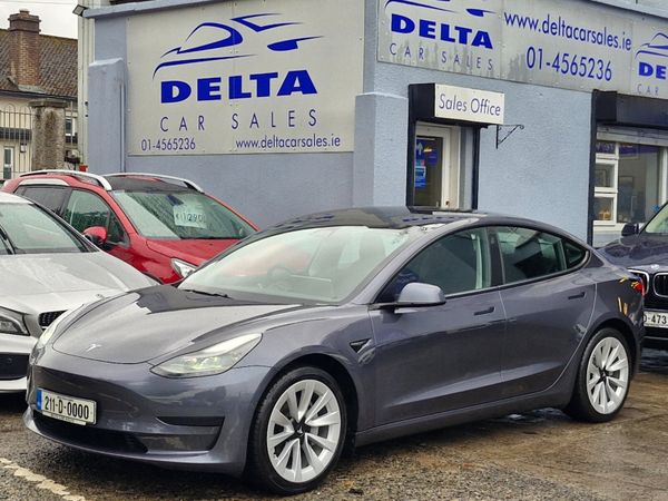 Tesla Model 3 Saloon, Electric, 2021, Blue