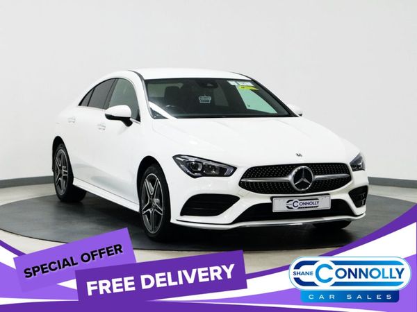 Mercedes-Benz CLA Coupe, Petrol Hybrid, 2022, White