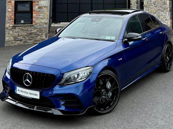 Mercedes-Benz C-Class Saloon, Petrol, 2019, Blue