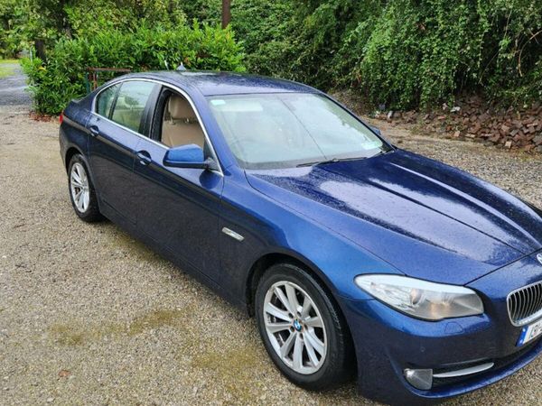 BMW 5-Series Saloon, Diesel, 2013, Blue