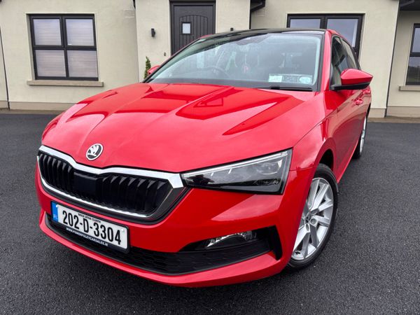 Skoda Scala Hatchback, Petrol, 2020, Red