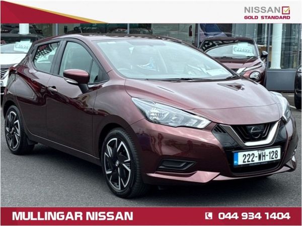 Nissan Micra Hatchback, Petrol, 2022, Burgundy