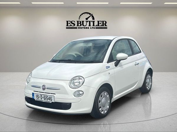 Fiat 500 Hatchback, Petrol, 2015, White