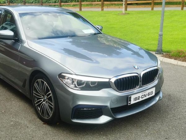 BMW 5-Series Saloon, Diesel, 2018, Blue