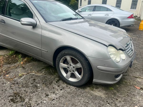 Mercedes-Benz C-Class Coupe, Petrol, 2007, Silver