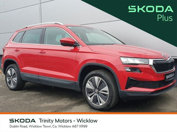 Skoda Karoq SUV, Petrol, 2023, Red