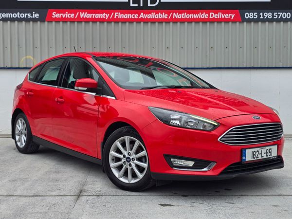 Ford Focus Hatchback, Diesel, 2018, Red