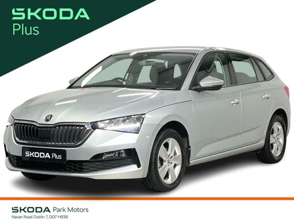 Skoda Scala Hatchback, Petrol, 2022, Silver