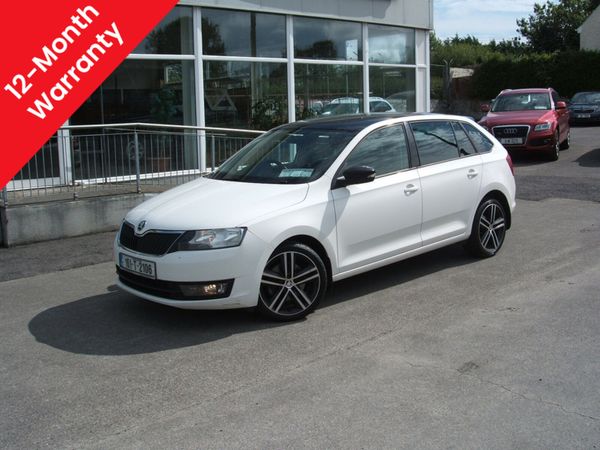 Skoda Rapid Hatchback, Diesel, 2016, White