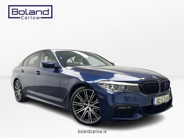BMW 5-Series Saloon, Diesel, 2018, Blue