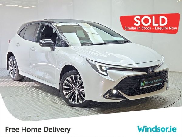 Toyota Corolla Hatchback, Petrol Hybrid, 2023, White