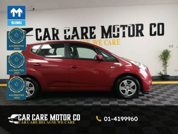 Kia Venga MPV, Petrol, 2017, Red