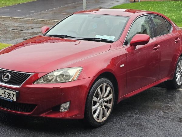 Lexus IS Saloon, Diesel, 2007, Red