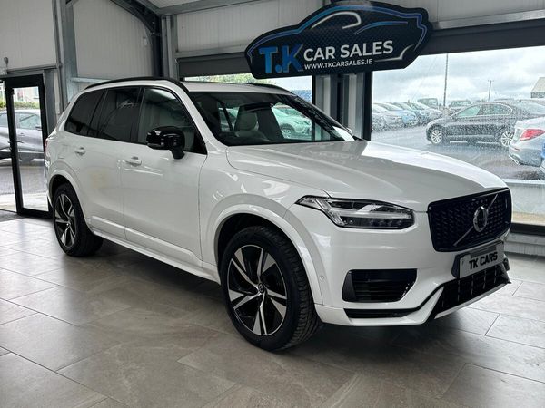 Volvo XC90 SUV, Petrol Plug-in Hybrid, 2021, White