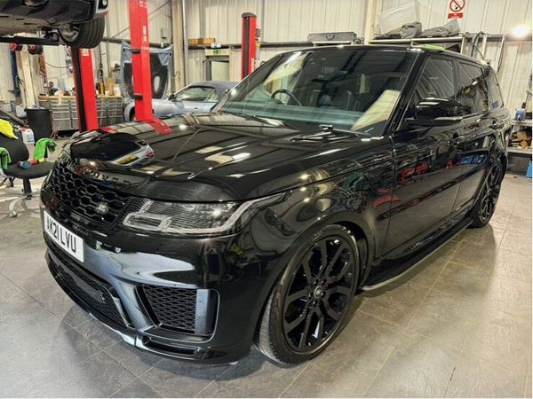 Land Rover Range Rover Sport SUV, Diesel Hybrid, 2021, Black