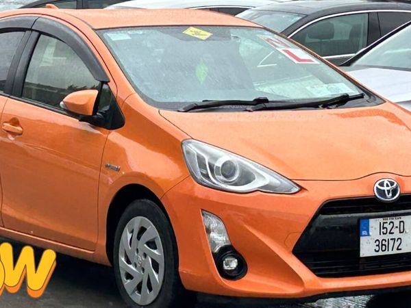Toyota Aqua Hatchback, Petrol Hybrid, 2015, Orange
