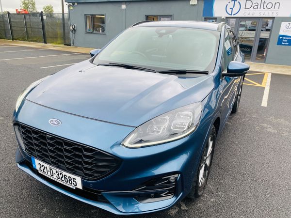 Ford Kuga SUV, Diesel Hybrid, 2022, Blue