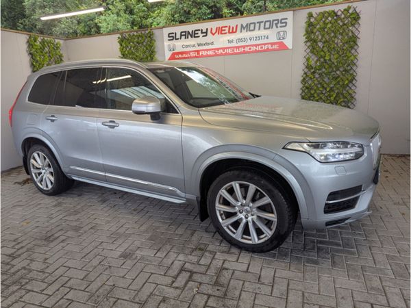 Volvo XC90 Estate, Petrol Hybrid, 2017, Silver