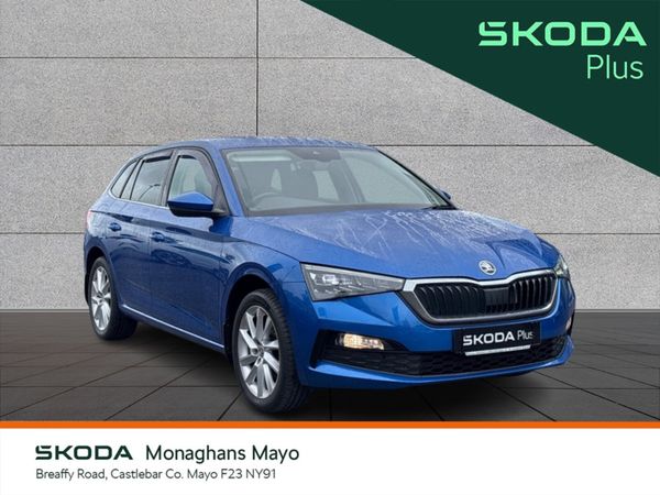 Skoda Scala Hatchback, Petrol, 2022, Blue