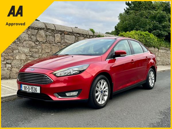 Ford Focus Saloon, Petrol, 2018, Red