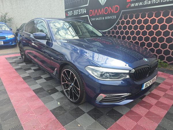 BMW 5-Series Saloon, Diesel, 2018, Blue