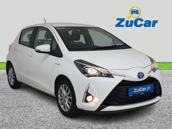 Toyota Yaris Hatchback, Petrol Hybrid, 2017, White
