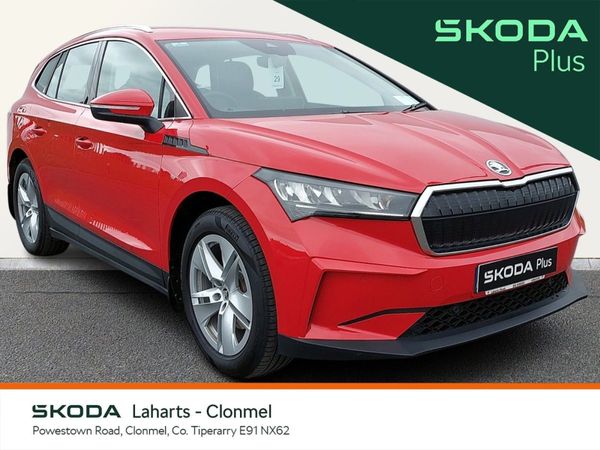Skoda Enyaq SUV, Electric, 2024, Red