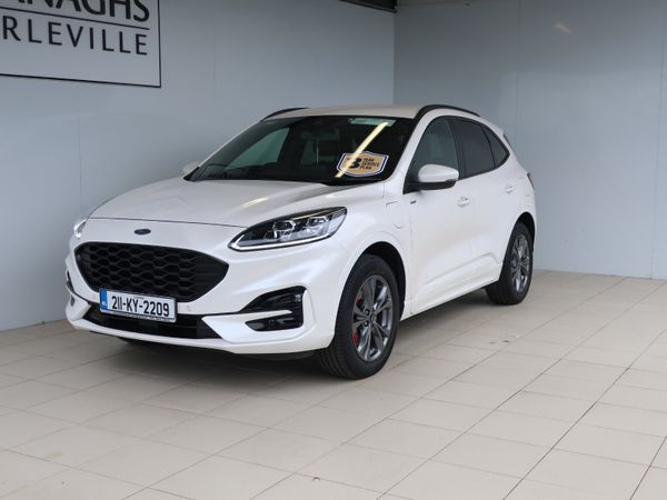 Ford Kuga SUV, Petrol Plug-in Hybrid, 2021, White