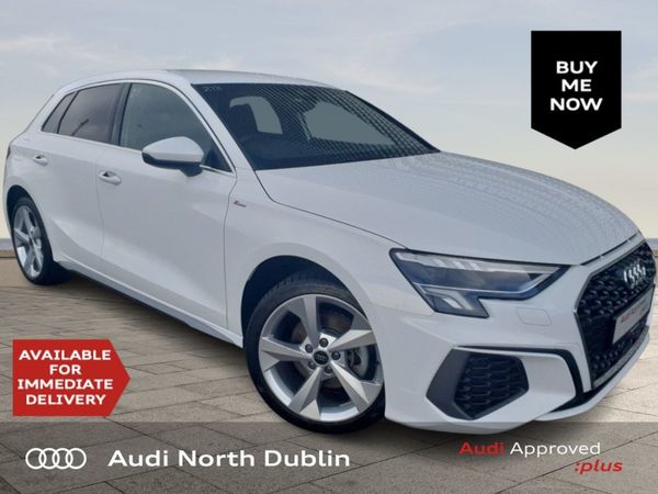 Audi A3 Hatchback, Petrol Plug-in Hybrid, 2024, White