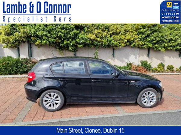 BMW 1-Series Hatchback, Petrol, 2008, Black