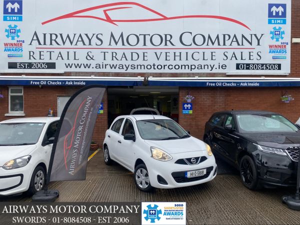 Nissan Micra Hatchback, Petrol, 2014, White
