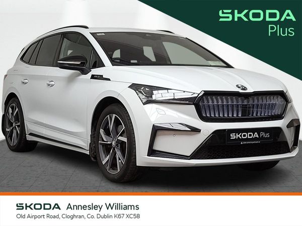 Skoda Enyaq Estate, Electric, 2023, White