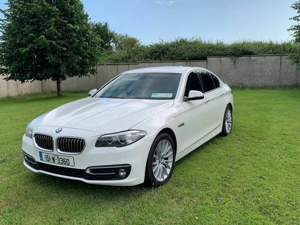 BMW 5-Series Saloon, Diesel, 2015, White