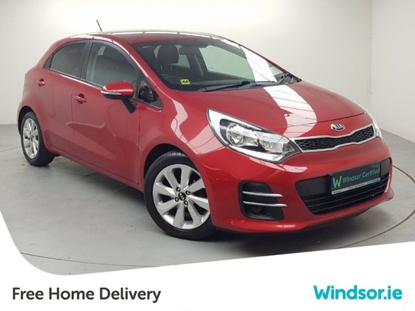 Kia Rio Hatchback, Petrol, 2017, Red