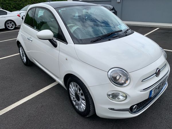 Fiat 500 Hatchback, Petrol, 2017, White