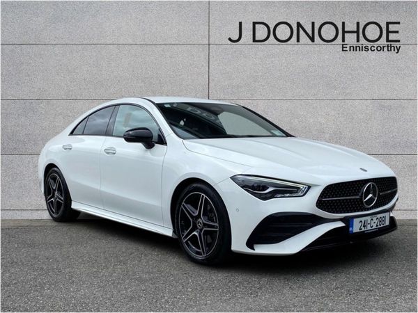 Mercedes-Benz CLA Saloon, Petrol Hybrid, 2024, White