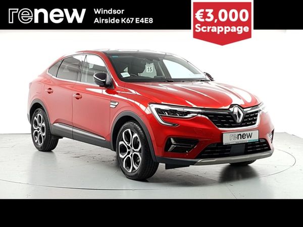 Renault Arkana Hatchback, Petrol Hybrid, 2022, Red