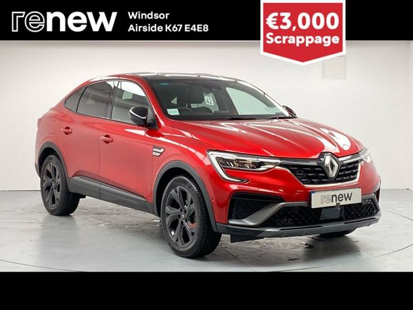 Renault Arkana Hatchback, Petrol Hybrid, 2022, Red