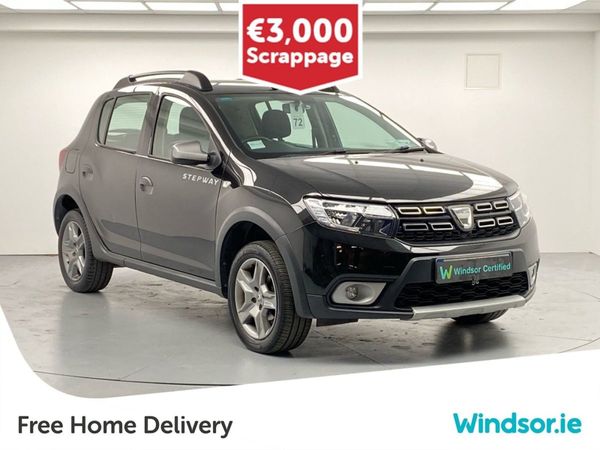 Dacia Sandero Stepway Hatchback, Petrol, 2019, Black
